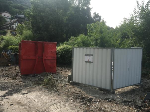 2023. Démolition des entrepôts du 