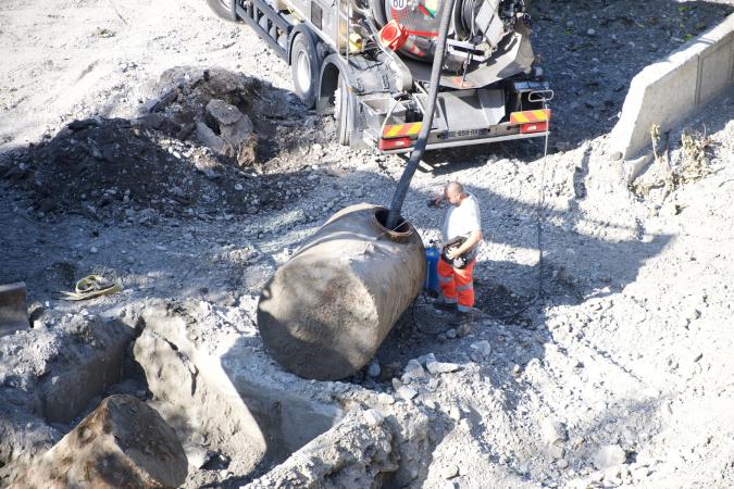 2023. Démolition des entrepôts du 