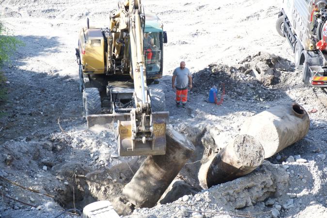 2023. Démolition des entrepôts du 